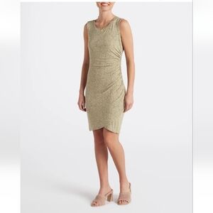 AVLN Studio Lane Ruched Knit Fitted Dress